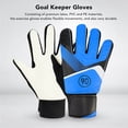 thumbnail image 4 of Guantes de portero para niños 1 par portero de fútbol para niños ANGGREK  Otros, 4 of 8