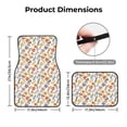 thumbnail image 5 of Fuzoiu Retro Floral Print Carpet Floor Mats for Car,Car Foot Mat Set,Universal Fit 4 Piece Mat Pad Set,Fits Most Cars Trucks Vans Sedans SUV Auto Carpet Mat Se, 5 of 7