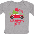 thumbnail image 4 of Inktastic Merry Christmas Ya'll with Red Car and Tree Boys or Girls Long Sleeve Baby Bodysuit, 4 of 5