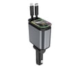 thumbnail image 2 of Cargador Retráctil Para Coche 4 En 1 Cargador Retráctil Para Coche 4 En 1 A Prueba De Estrellas Cargador Rápido Para Teléfono Móvil 4 En 1 Cargador Retráctil Y Usb Para Coche Luz Nocturna En Forma D, 2 of 6