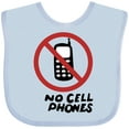 thumbnail image 3 of Inktastic No Phones Boys or Girls Baby Bib, 3 of 4