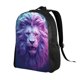 thumbnail image 2 of Fotbe Cool Lion Head Mochila de Viaje para Laptop, Mochila Ejecutiva Delgada y Resistente 15.6", 2 of 8