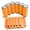 Neon Orange, variant on Big Ol' Neoprene 12 Ounce Slim Can Cooler 12 Pack Black