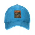 thumbnail image 1 of Gorra de béisbol con diseño artístico de Peanuts, Charlie Brown, Scream y Snoopy, gorra de sol informal de mezclilla desgastada para hombres y mujeres, gorras de actividades, 1 of 5