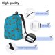 thumbnail image 3 of Disketp Sea Turtle Mochila de Lona Estampada, Mochila Escolar de Viaje Ligera para Estudiantes y Portátil-Small, 3 of 5