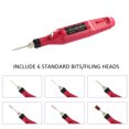 thumbnail image 2 of Graflsoa Compact Electric Engraving Pen for Nails, Jewelry, and Wood Carving - Adjustable Speed, 20000 RPM, Black ABS Design, 2.4mm Collet, 9V DC Power, 2 of 7