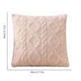thumbnail image 3 of Dvruxg Plush Geometric Patterned Cushion Brown Polyester 45x45cm Enhances Back Support and Living Room Style Extended Length for Ultimate Relaxation, 3 of 5