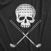 Mens Golf Jolly Roger Funny T shirts Sport Cool Vintage Retro Tees Hilarious T shirt Graphic Tees