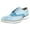 Powder Blue, variant on Mens Leather Casual Sneakers Shoes, Blue