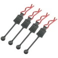 thumbnail image 2 of Hot Racing BWP39E02 Red Body Clips 26mm long 1.5mm wire (4), 2 of 2