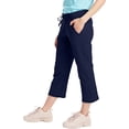 thumbnail image 2 of Hanes Women's French Terry Pocket Capri - O4679, 2 of 3