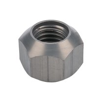 Allstar Performance ALL44097-20 Lug Nut - Hard Coat - 5/8-11 in Thread - 1 in Hex Head - Double 45 Degree Seat - Open End - Aluminum - Gray Anodized - Set of 20