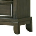 thumbnail image 6 of Benjara Ston 49 Inch Tall Dresser Chest, 5 Drawers, Pewter, Crown ing, Gray, 6 of 6