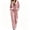Pink 02, variant on Karymi Tops for Women Trendy Velvet Two Piece Tracksuit, Zip Up Hooded Long Sleeve Jacket, Elastic Waist Wide Leg Pants, Fall Winter Casual Matching Outfit Set