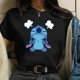 thumbnail image 3 of Camiseta gótica de punto de Disney con dibujos animados divertidos para mujer, camiseta de Lilo Stitch, camiseta gráfica, camisetas de Hip Hop, ropa femenina, 3 of 5