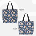 thumbnail image 2 of Balery Flower Bolsa de Mano para Mujeres con Cremallera, Bolsa de Gimnasio con Compartimentos, Bolsa para Laptop, Bolsa para Trabajo, 2 of 7