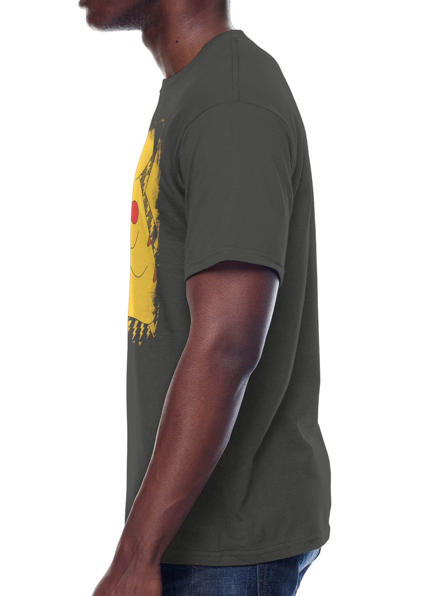 Pokemon Pikachu Brushy Men's and Big Men's Graphic T-shirt