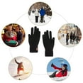 thumbnail image 5 of 2 guantes cálidos de invierno para hombre con pantalla táctil y guantes de terciopelo, guantes de punto de lana cálidos y fríos 656, 5 of 5