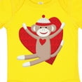 thumbnail image 4 of Inktastic Hug Sock Monkey Boys or Girls Baby Bodysuit, 4 of 5