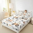 thumbnail image 4 of Castle Fairy Orange Truck Boy 4pcs Bed Sheets,Construction Vehicles King Sheets,Cartoon Car Super Cozy Sheet Set,Luxury Bedroom Decor, 4 of 7