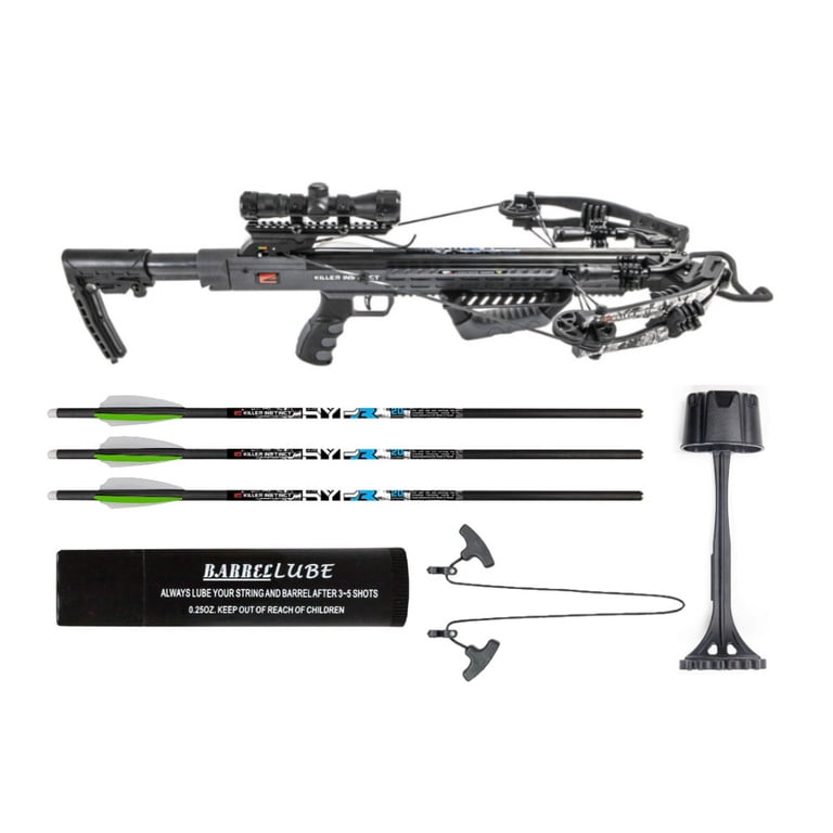 Killer Instinct Burner 415 FPS with Crossbow Package (Camo), Gray