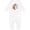AA-White, variant on I Live to Hug Cute Sloth on a Branch Baby Romper Coveralls