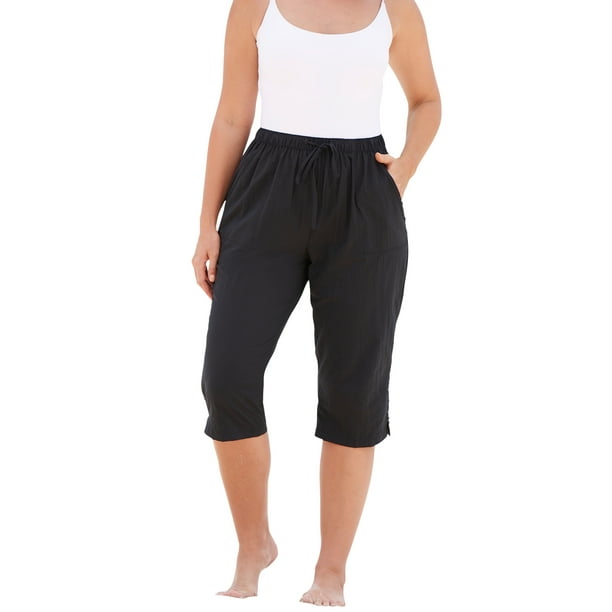 Swimsuitsforall Swimsuits for All Women's Plus Size Taslon&Reg Capri