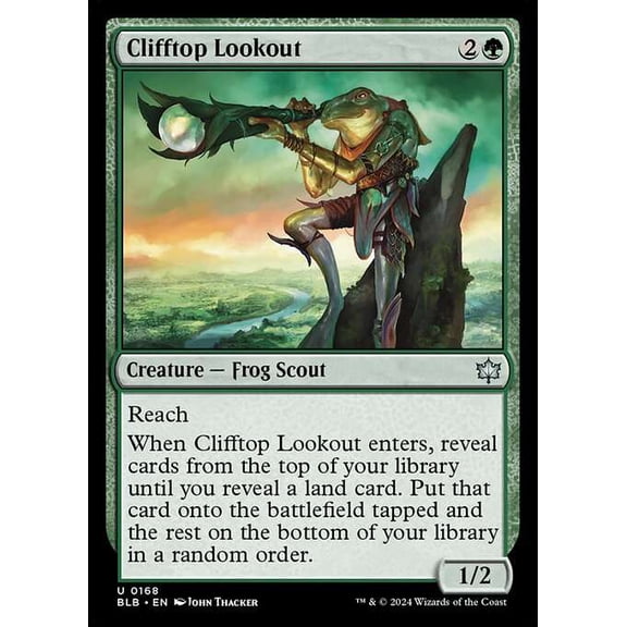 MtG Bloomburrow Uncommon Clifftop Lookout #168