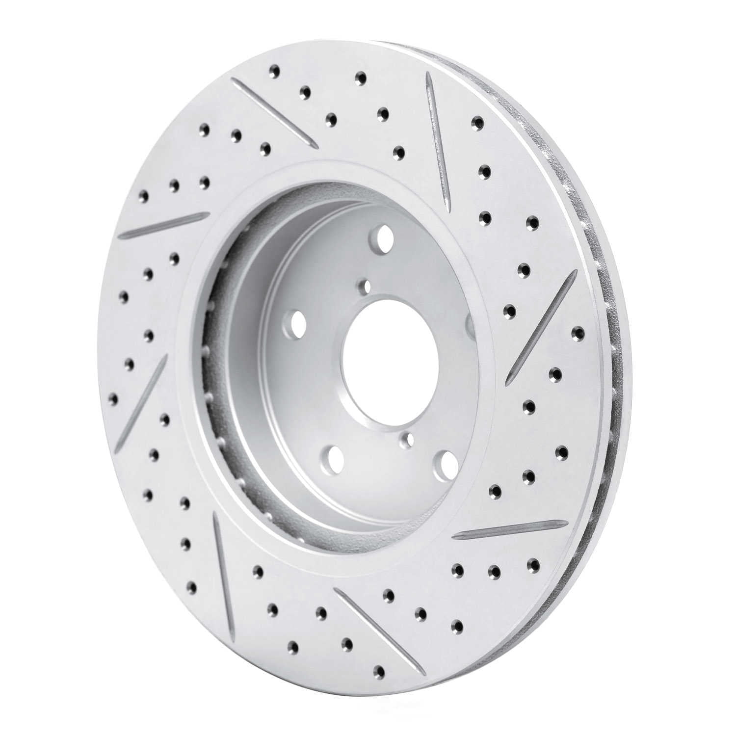Dynamic Friction Company 830-13048L DFC Geoperformance Rotor - Drilled and Slotted
