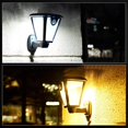 thumbnail image 4 of Luces Solares Linterna De Pared Solar Para Exteriores Con Sensor De Movimiento 3 Modos De Iluminación Ip65 Lámpara Solar Impermeable Para Garaje De Entrada De Jardín Eigraketly HA038639-00, 4 of 6