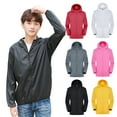 thumbnail image 3 of Fjuchai Mens Women Outdoor Sun Protection Jacket Spring Summer Solid Colour Long Sleeve Sunscreen Clothing Hooded S-4XL, 3 of 9
