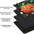 thumbnail image 4 of Halloween Bathroom Rugs,Scary Pumpkin Fall Black Bath Rugs for Bathroom Non-Slip and Washable,Super Absorbent Quick Dry Diatomaceous Earth Bath Bath Mats Inside Entryway Door Mat 17"x27", 4 of 7