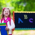 thumbnail image 5 of Corrugated Border,QZS Scalloped Decorative Border,Scalloped Bulletin Board Trim for Birthday,Office,Teacher Board Locker Decor,Blue,3.9"x24.6ft, 5 of 6