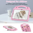thumbnail image 2 of ELEHOLD for Samsung Galaxy Tab A7 10.4" Kids Case, Cute Cartoon EVA Kids-Friendly Handle Grip Kickstand Shockproof Rugged Protective Case for Samsung Galaxy Tab A7 10.4 Inch 2020, Pink, 2 of 7