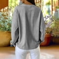 thumbnail image 6 of Women's Striped Crewneck Sweatshirt Oversized Long Sleeve Pullover Hoodless Tops Loose Casual Loungewear Black Trendy Sweatshirt M, 6 of 8