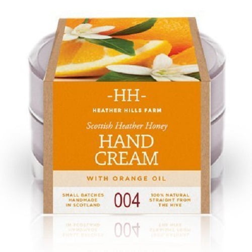 100 Natural Scottish Heather Honey Hand Cream with Sweet Orange Oil by
