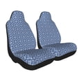 thumbnail image 2 of Sikiie Stylized Flowers Vintage Boho Car Seat Covers 2PCs Front Car Seat Covers Universal fit for Most Cars SUVs and Trucks-1, 2 of 9