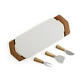 thumbnail image 4 of Nambe Chevron Cheese Tray w/ Knives MT1527, 4 of 5