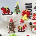 thumbnail image 1 of Llavero navideño de goma suave con colgante de dibujos animados de muñeco de nieve navideño para ancianos, llavero colgante, regalo pequeño de Navidad, 1 of 1