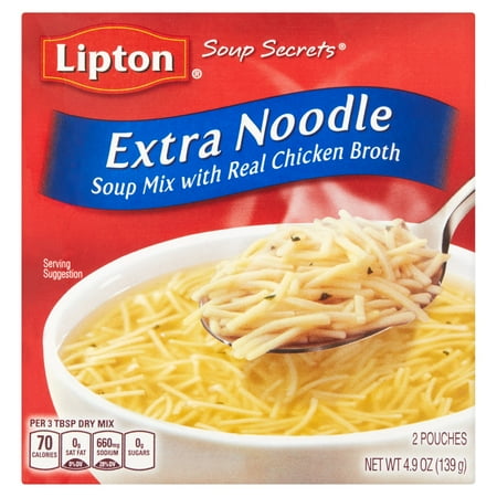 Lipton Soup Secrets Extra Noodle Soup Noodle Soup Mix 4.9 oz