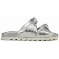 thumbnail image 2 of Circus NY by Sam Edelman Women's Estelle  Double Knotted Slide Sandal Soft Silver 8.5M, 2 of 6