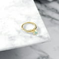 thumbnail image 4 of Gem Stone King 1.58 Ct Round Mercury Mist Mystic Topaz 18K Yellow Gold Plated Silver Ring (Size 6), 4 of 4