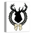 thumbnail image 2 of Creative Products Chic Christmas Reindeer 16x20 Canvas Wall Art, 2 of 3