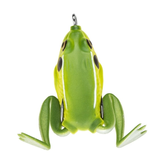 Lunkerhunt Pocket Frog Topwater Bait, Bull Frog, 1.75 in, 1/4 oz