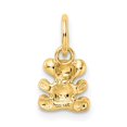 thumbnail image 4 of Auriga Fine Jewelry 14K Yellow Gold Polished Teddy Bear Charm Pendant for Women (L-12 mm,W-8 mm), 4 of 7