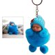 thumbnail image 5 of 1 llavero de muñeco de bebé durmiendo, esponjoso, colgante, regalo, patrón de lazo (azul), 5 of 7