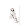 thumbnail image 5 of Ghost Walking Dog Statue,Halloween Ghost Walking Dog Statue,Ghost Walking His Ghost Dog Halloween Ghost Dog Statues Spooky Ghost Dog Halloween Figurine Home Tabletop Decorations,Halloween Figurines, 5 of 5