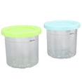 thumbnail image 3 of 2 Pcs Tasses de Pintes de Crème Glacée 600ml Contenant de Crème Glacée Bocal de Rangement pour Ninja NC299AMZ NC300s Bleu et Vert, 3 of 10