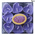 thumbnail image 2 of Coofit Scented Candles Heart Mini: 9PCS Romantic Tea Light Candles Aromatherapy Candles, 2 of 10