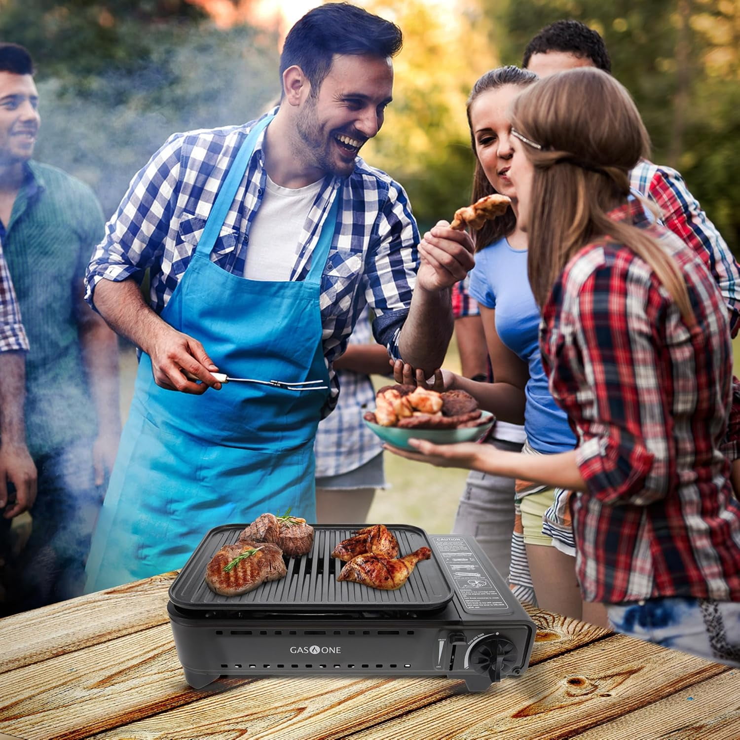 GasOne Butane or Propane Portable Grill Dual Fuel Gas Stove